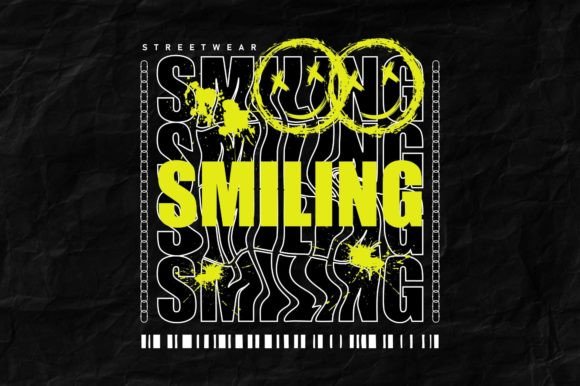 Download Graffiti Typography Smiling Urban Design - Smiling Collection