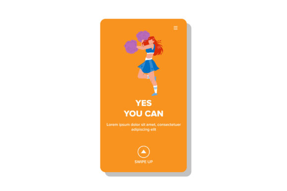 Download Yes You Can Screaming Cheerleader to - Premium Bundle
