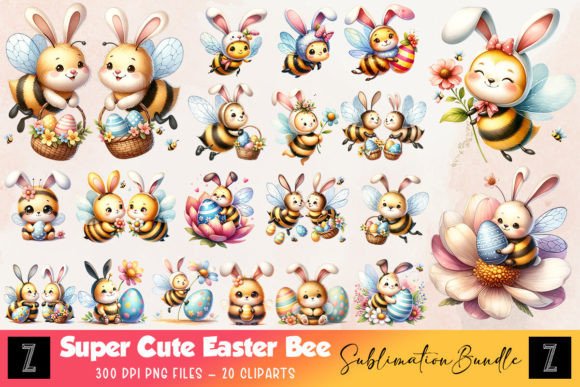 Download Super Cute Easter Bee Bundle - Bee bundle Collection