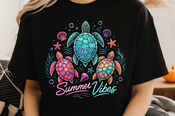 Download Summer Vibes Turtle PNG - Vibes Collection