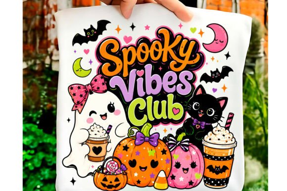 Download Spooky Vibes Club Halloween PNG - Vibes Collection