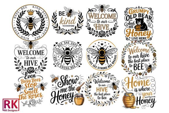 Download Bee Bundle SVG - Bee bundle Collection