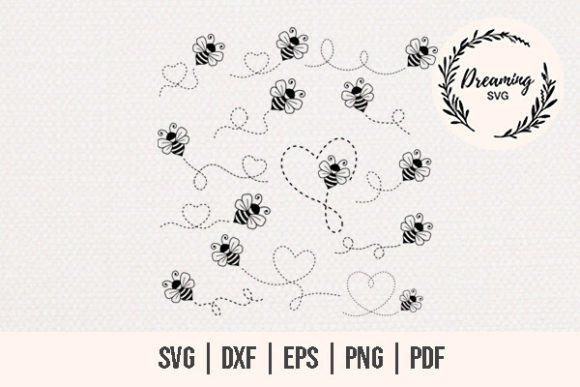 Download Honey Bee Bundle SVG - Bee Path Bundle - Bee bundle Collection