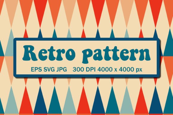 Download Vintage Aesthetic Pattern with Triangles - Vintage aesthetic Collection
