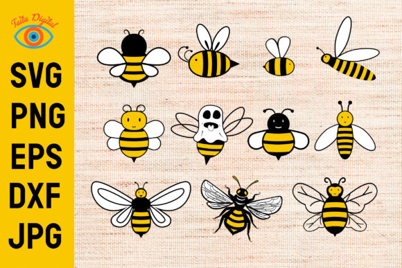 Download Honey Bee Bundle Graphics - Bee bundle Collection